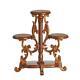 Dolls House Victorian Tiered Plant Stand Walnut Wood Jbm Miniature Furniture