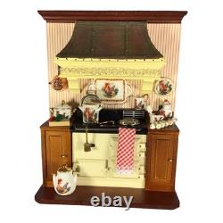 Dolls House Wall Stove Cream Aga (RP18010) 112 Scale Miniatures