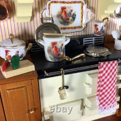 Dolls House Wall Stove Cream Aga (RP18010) 112 Scale Miniatures