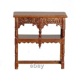 Dolls House Walnut Spanish Court Cabinet Table C1600 Miniature JBM Furniture