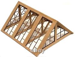 Dolls House Wooden Conservatory Assembled Unglazed 112th Miniature Tumdee