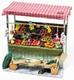 Dolls House Wooden Market Fruit And Veg Display Miniature 112 Scale Tumdee