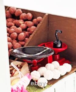 Dolls House Wooden Market Fruit and Veg Display Miniature 112 Scale Tumdee