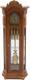 Dolls House Working Walnut Grandfather Curio Clock Miniature Jbm Hall Furniture