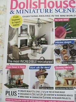 Dolls House and Miniature Scene Magazines. No1 through to Current Issue 334. V. G