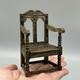 Dolls House Miniature 112 Hand Carved Chair By Artisan Brian Rumble Tudor