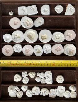 Dolls House miniature porcelain workshop contents. Rosalind Mercy artisan maker