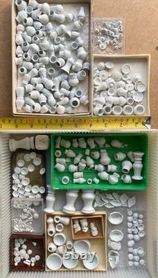 Dolls House miniature porcelain workshop contents. Rosalind Mercy artisan maker