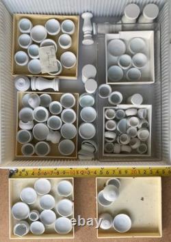 Dolls House miniature porcelain workshop contents. Rosalind Mercy artisan maker