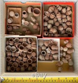 Dolls House miniature porcelain workshop contents. Rosalind Mercy artisan maker