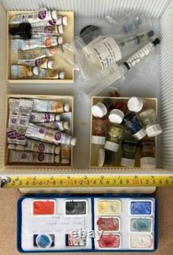 Dolls House miniature porcelain workshop contents. Rosalind Mercy artisan maker