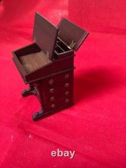Dolls house Hand-made 112 Miniature Davenport Desk by Harold Cudworth 1992