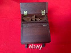 Dolls house Hand-made 112 Miniature Davenport Desk by Harold Cudworth 1992