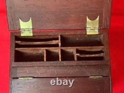 Dolls house Hand-made 112 Miniature Davenport Desk by Harold Cudworth 1992