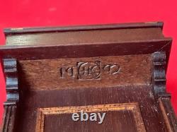 Dolls house Hand-made 112 Miniature Davenport Desk by Harold Cudworth 1992