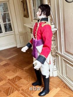 Dolls house Miniature 112 ARTISAN'Captain' gentleman doll by JILL BENNETT