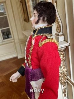 Dolls house Miniature 112 ARTISAN'Captain' gentleman doll by JILL BENNETT
