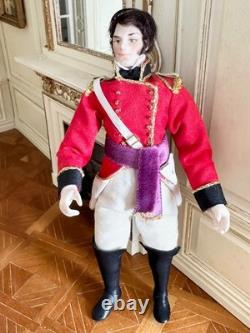 Dolls house Miniature 112 ARTISAN'Captain' gentleman doll by JILL BENNETT