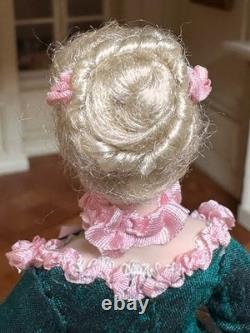 Dolls house Miniature 112 ARTISAN Georgian lady doll by ANGELIQUE