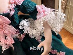 Dolls house Miniature 112 ARTISAN Georgian lady doll by ANGELIQUE