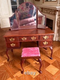 Dolls house Miniature 112 ARTISAN bedroom suite set