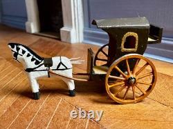 Dolls house Miniature 112 ARTISAN horse + carriage by CHRIS STURGESS-LEIF