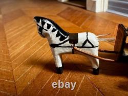 Dolls house Miniature 112 ARTISAN horse + carriage by CHRIS STURGESS-LEIF