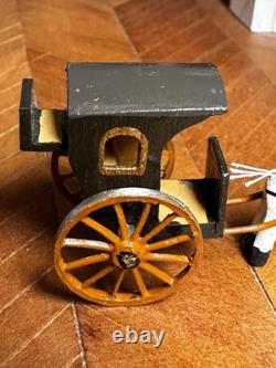 Dolls house Miniature 112 ARTISAN horse + carriage by CHRIS STURGESS-LEIF