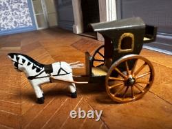 Dolls house Miniature 112 ARTISAN horse + carriage by CHRIS STURGESS-LEIF