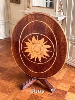 Dolls house Miniature 112 ARTISAN inlaid tilt-top table