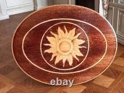 Dolls house Miniature 112 ARTISAN inlaid tilt-top table