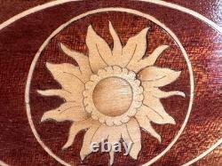 Dolls house Miniature 112 ARTISAN inlaid tilt-top table