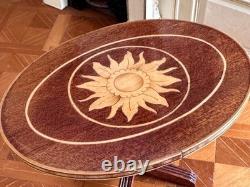 Dolls house Miniature 112 ARTISAN inlaid tilt-top table