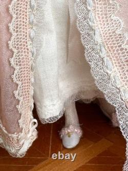 Dolls house Miniature 112 ARTISAN lady Courtesan doll by JILL BENNETT