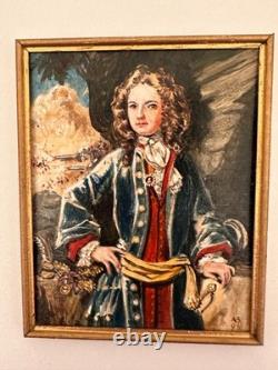 Dolls house Miniature 112 ARTISAN original oil painting (1) by ANNE SYFRET