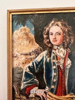 Dolls house Miniature 112 ARTISAN original oil painting (1) by ANNE SYFRET