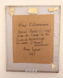 Dolls house Miniature 112 ARTISAN original oil painting (1) by ANNE SYFRET