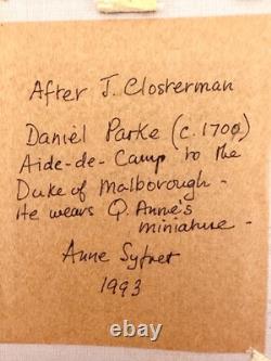 Dolls house Miniature 112 ARTISAN original oil painting (1) by ANNE SYFRET