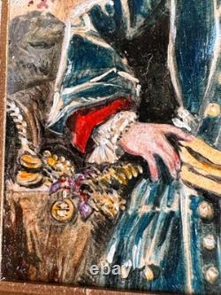 Dolls house Miniature 112 ARTISAN original oil painting (1) by ANNE SYFRET