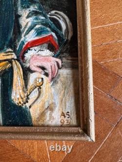 Dolls house Miniature 112 ARTISAN original oil painting (1) by ANNE SYFRET