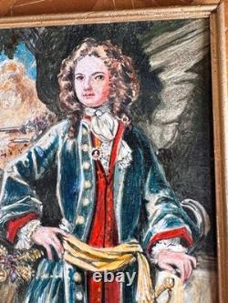 Dolls house Miniature 112 ARTISAN original oil painting (1) by ANNE SYFRET