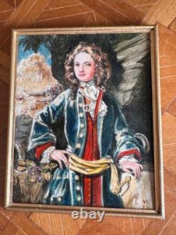 Dolls house Miniature 112 ARTISAN original oil painting (1) by ANNE SYFRET