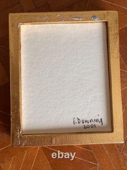 Dolls house Miniature 112 ARTISAN original painting by P DOWNING 2001 (2)