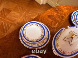 Dolls house Miniature 112 ARTISAN porcelain dinner service by STOKESAY WARE