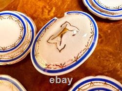 Dolls house Miniature 112 ARTISAN porcelain dinner service by STOKESAY WARE
