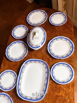 Dolls house Miniature 112 ARTISAN porcelain dinner service by STOKESAY WARE