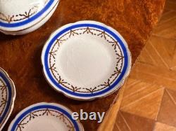 Dolls house Miniature 112 ARTISAN porcelain dinner service by STOKESAY WARE