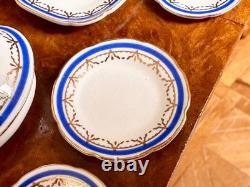 Dolls house Miniature 112 ARTISAN porcelain dinner service by STOKESAY WARE