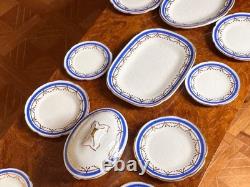 Dolls house Miniature 112 ARTISAN porcelain dinner service by STOKESAY WARE