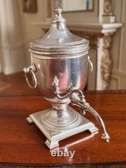 Dolls house Miniature 112 ARTISAN silver plated water heater by ALEC ROTHWELL